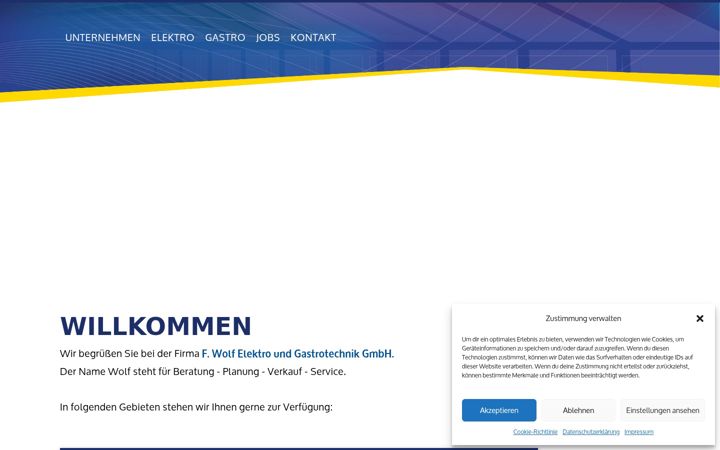 Posnetek zaslona f-wolf-elektro.de