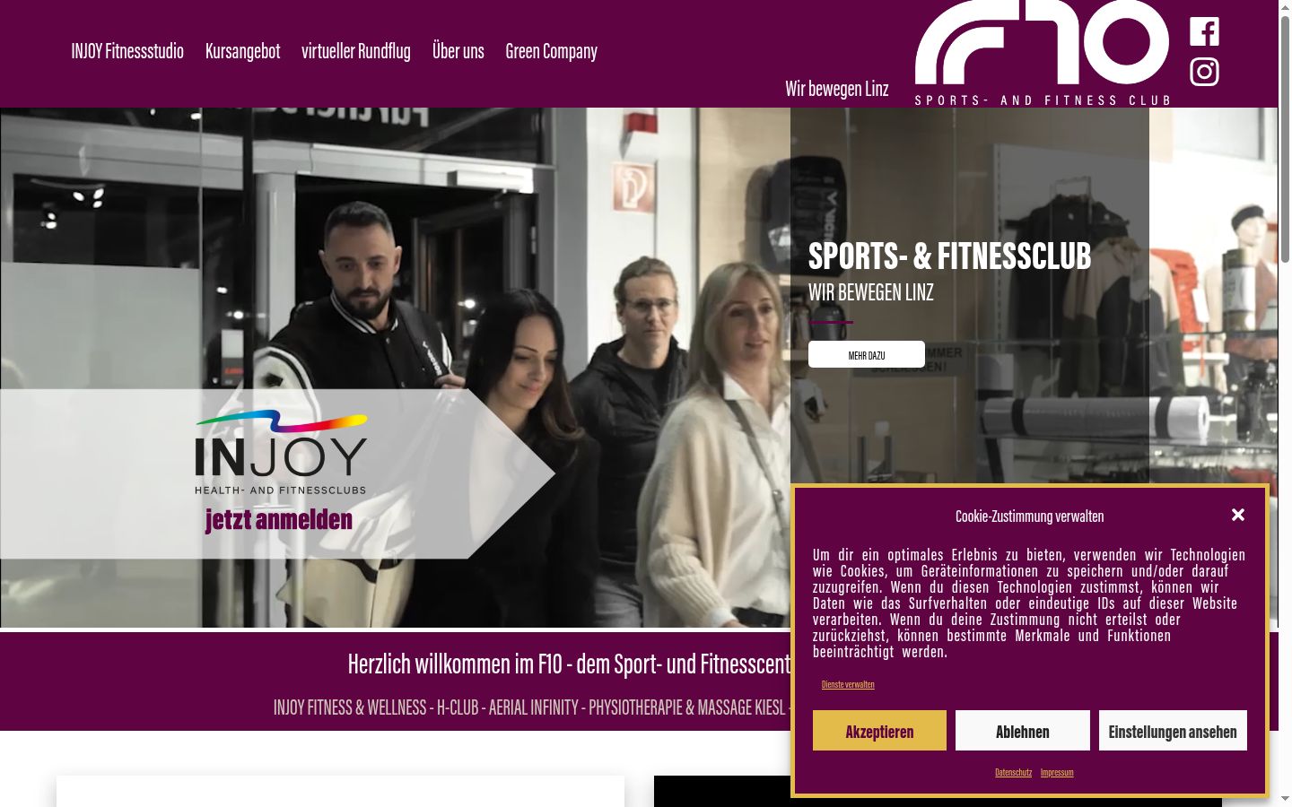 Screenshot tal-banner tal-kunsens muri qabel kwalunkwe interazzjoni