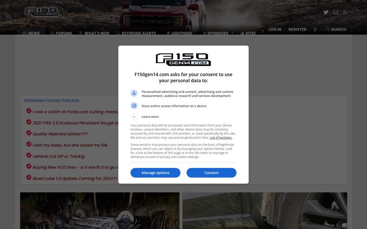 Screenshot of f150gen14.com