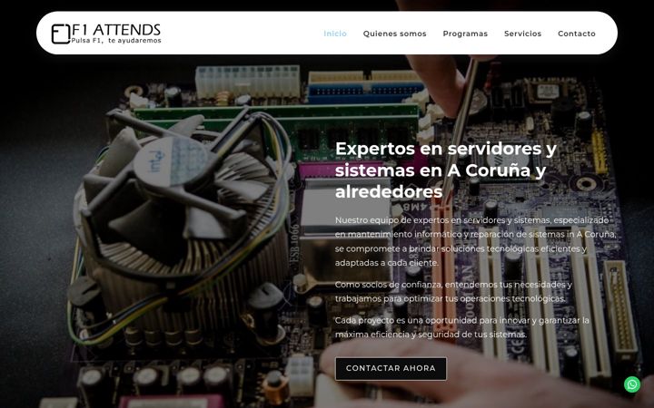Screenshot of f1attends.es