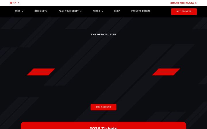 Screenshot of f1lasvegasgp.com