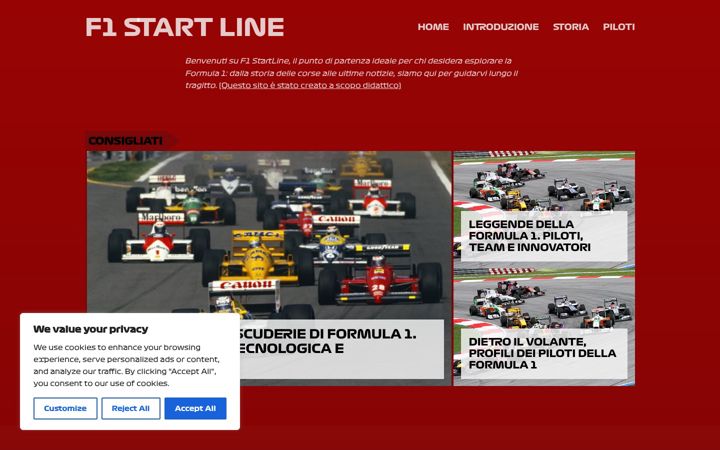 Screenshot of f1startline.altervista.org