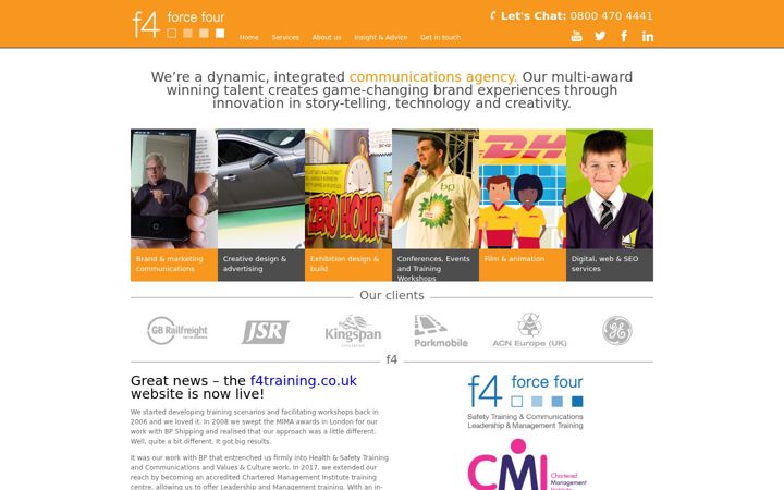 Screenshot of f4group.com