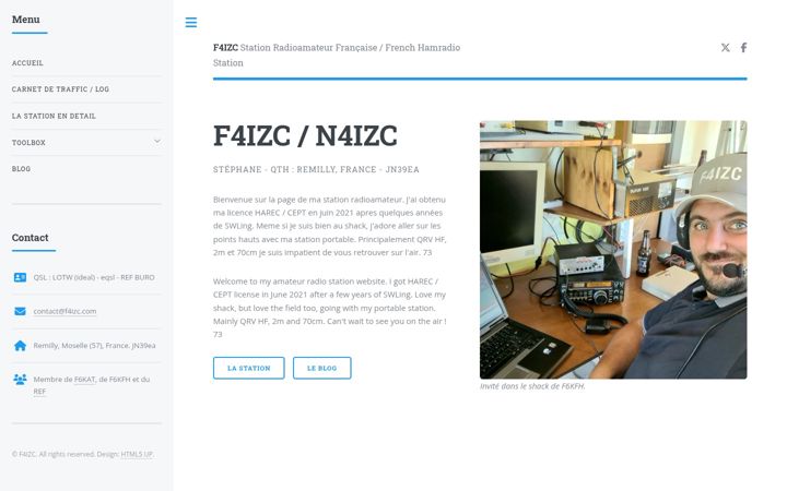 Screenshot of f4izc.com