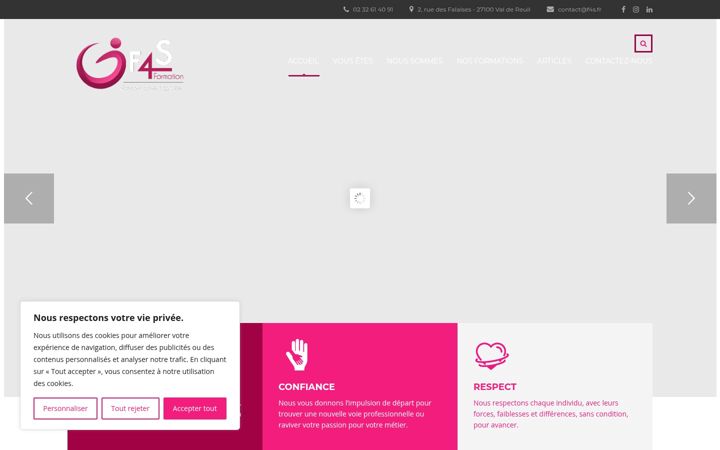 Screenshot of f4s-formation.com