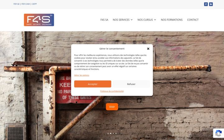 Screenshot of f4s.ch