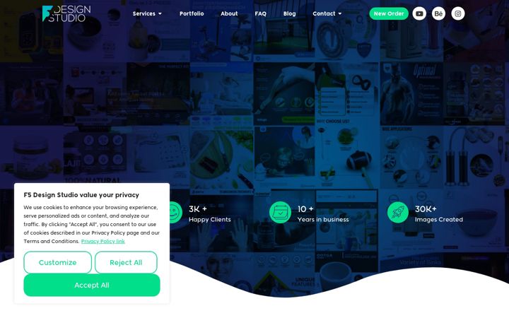 Screenshot of f5designstudio.com