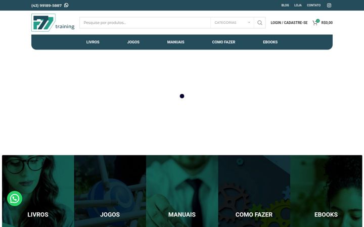 Screenshot ta' f7training.com.br