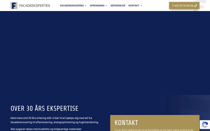 Screenshot of fa-eks.dk