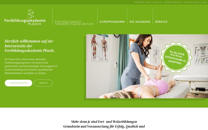 Screenshot of fa-plesch.de