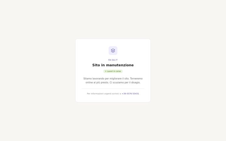 Screenshot of fa-sa.it