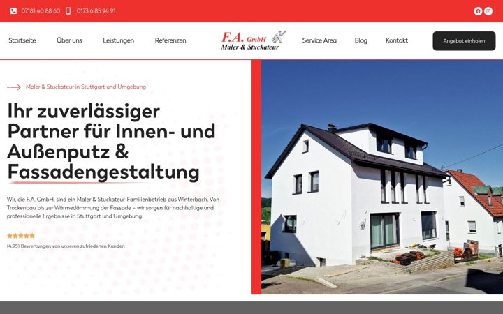 Zrzut ekranu fa-stuckateur.de