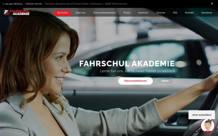 Screenshot of fa-whv.de