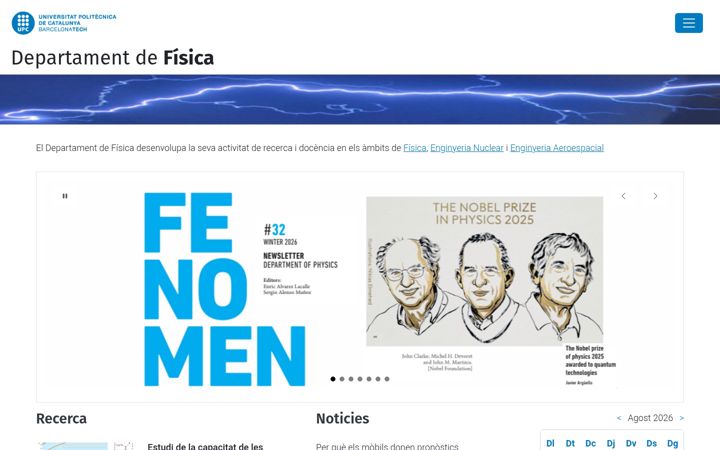 Screenshot of fa.upc.edu