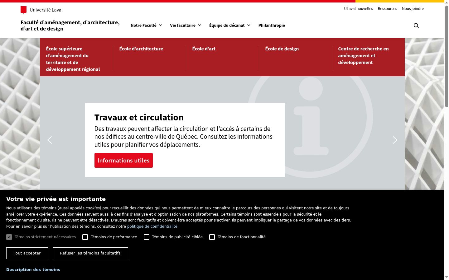 Screenshot tal-banner tal-kunsens muri qabel kwalunkwe interazzjoni