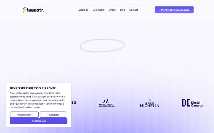 Screenshot of faaastr.com