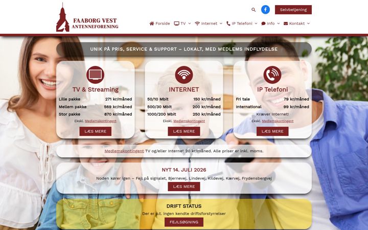 Screenshot of faabva.dk