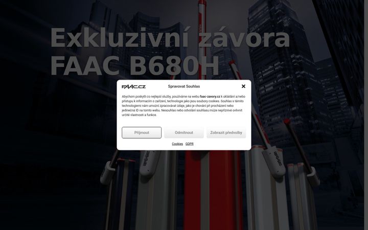 Screenshot of faac-zavory.cz