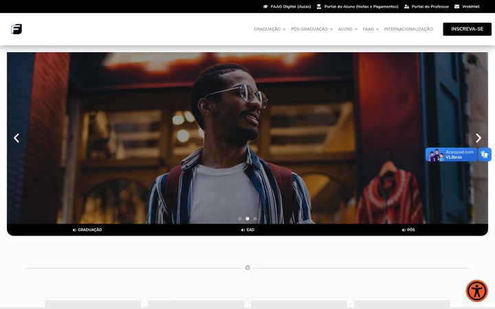 Screenshot ta' faag.com.br
