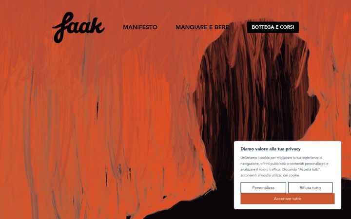 Screenshot of faakfaak.it