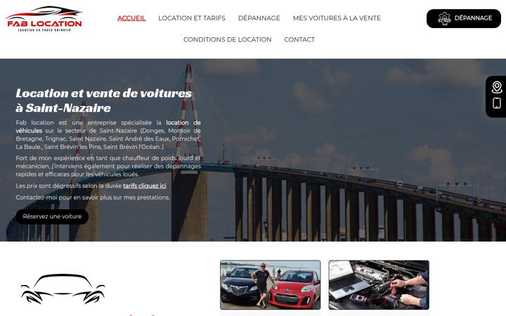 Screenshot of fab-location.fr