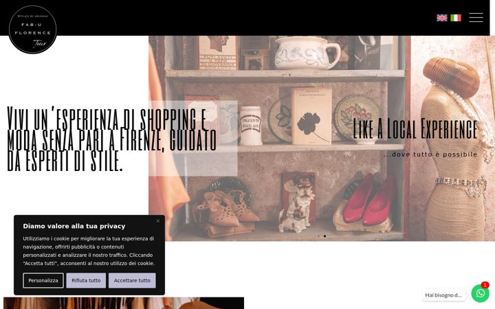 Screenshot of fab-uflorencetour.it