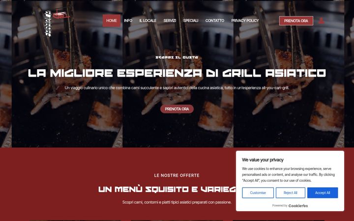 Ekrānuzņēmums no fabbricadigrill.it