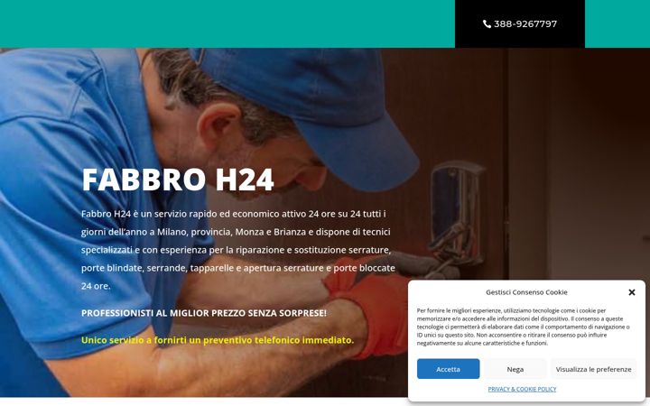 Ekrānuzņēmums no fabbro-24h.it