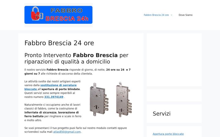 Screenshot of fabbro-brescia.eu