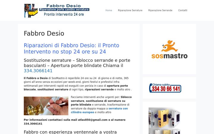 Screenshot of fabbro-desio.eu