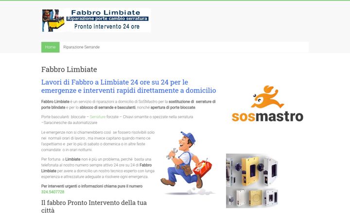 Screenshot of fabbro-limbiate.eu