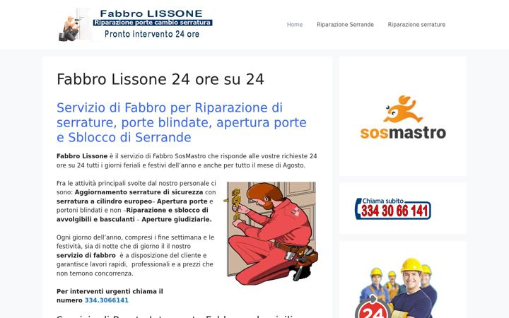 Screenshot of fabbro-lissone.eu