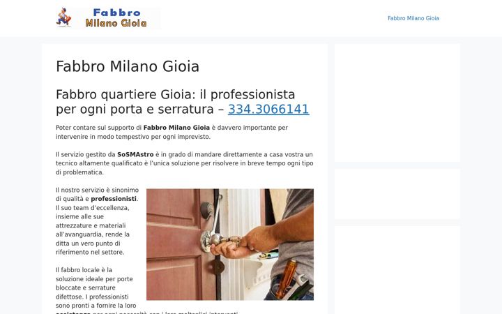 Skjámynd af fabbro-milano-gioia.net
