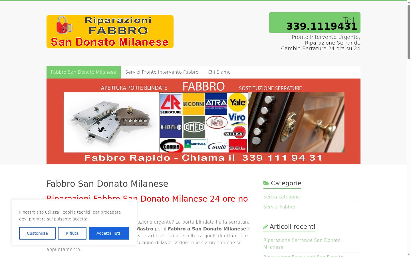 Screenshot des Einwilligungsbanners vor jeglicher Interaktion