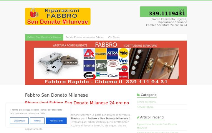 Screenshot von fabbro-sandonatomilanese.it