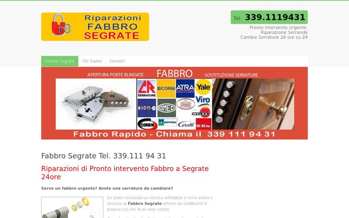 Screenshot von fabbro-segrate.it
