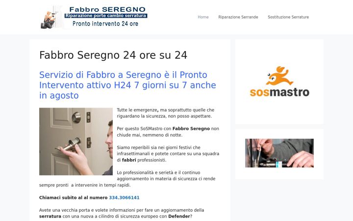 Screenshot of fabbro-seregno.eu