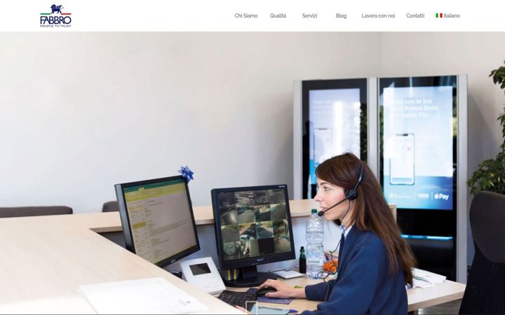 Screenshot von fabbro-spa.it