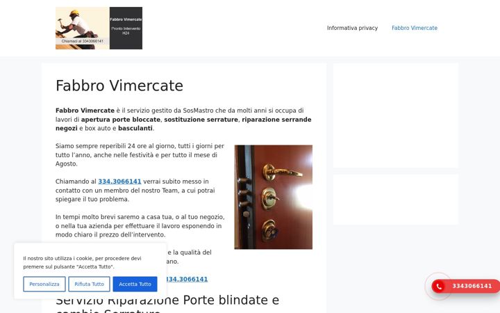 Screenshot of fabbro-vimercate.eu