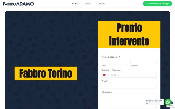 Screenshot von fabbroadamo.it