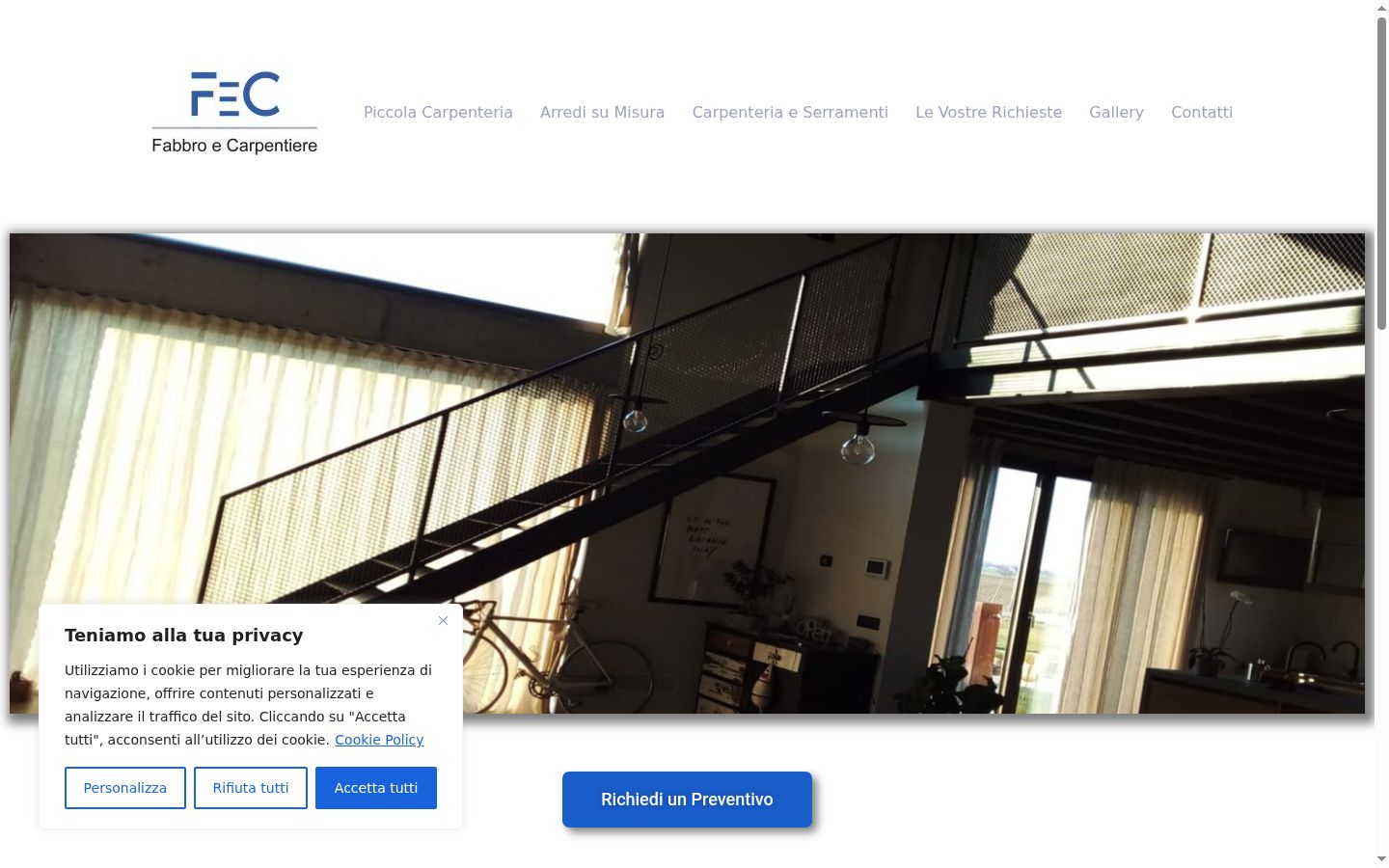 Screenshot des Einwilligungsbanners vor jeglicher Interaktion