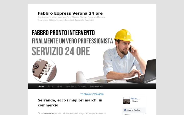 Screenshot von fabbroexpressnarni.it