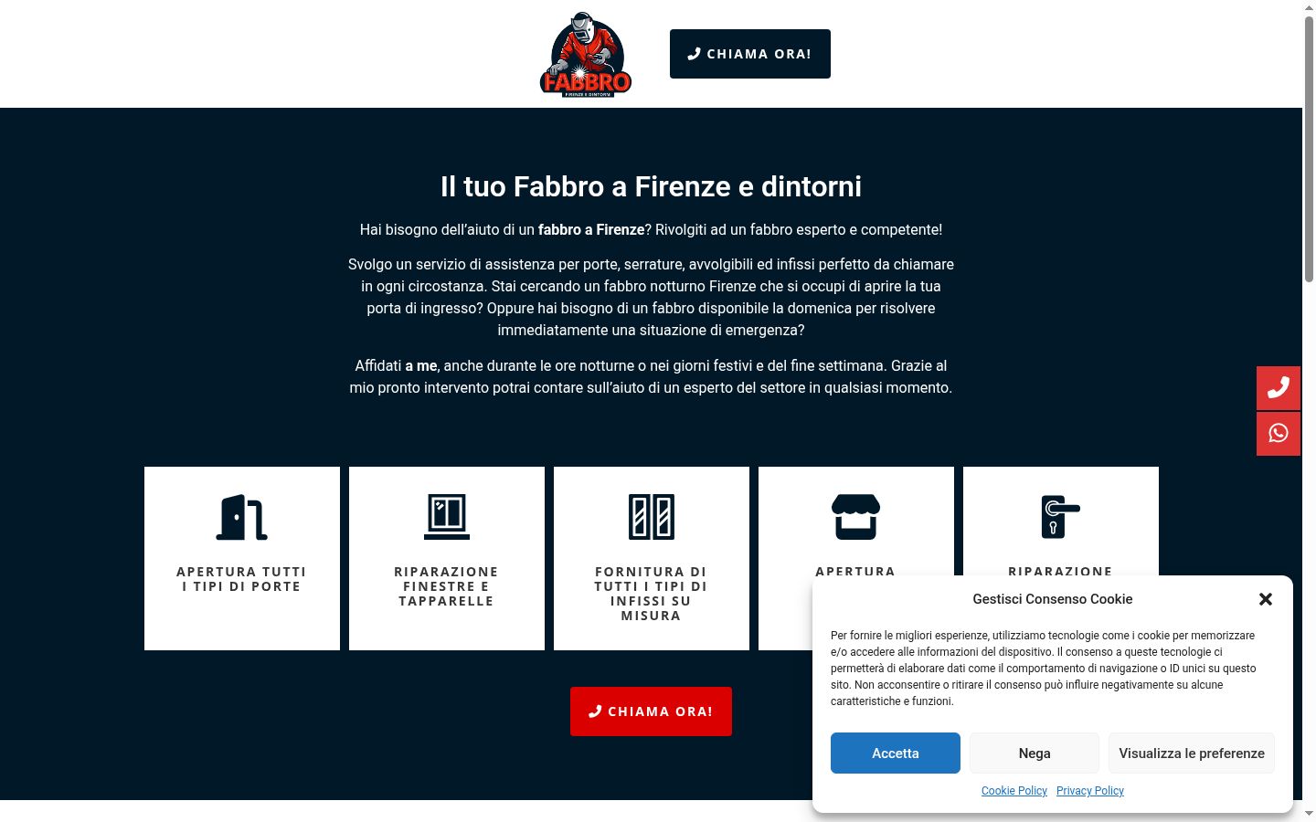 Screenshot des Einwilligungsbanners vor jeglicher Interaktion