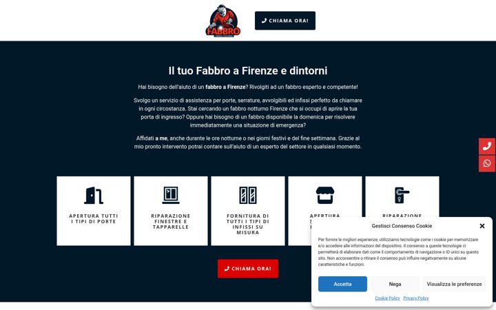 Screenshot von fabbroflorence.it
