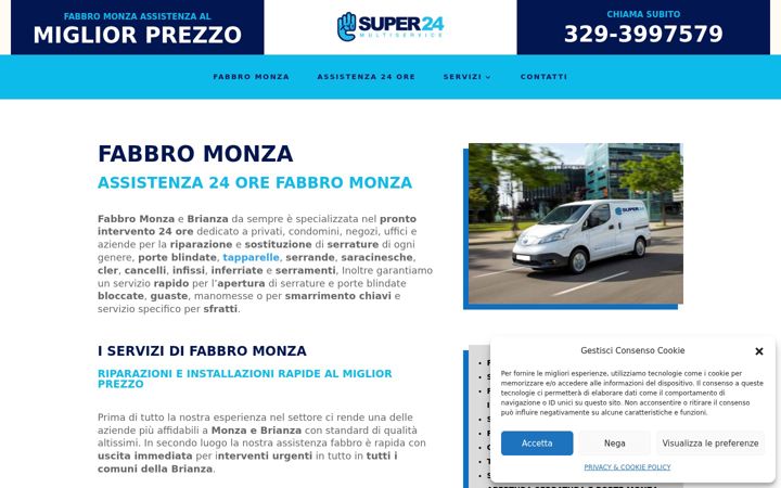 Screenshot von fabbromonza24ore.it