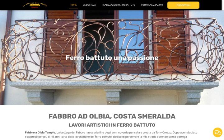 Screenshot stránky fabbrotonyorezzo.it