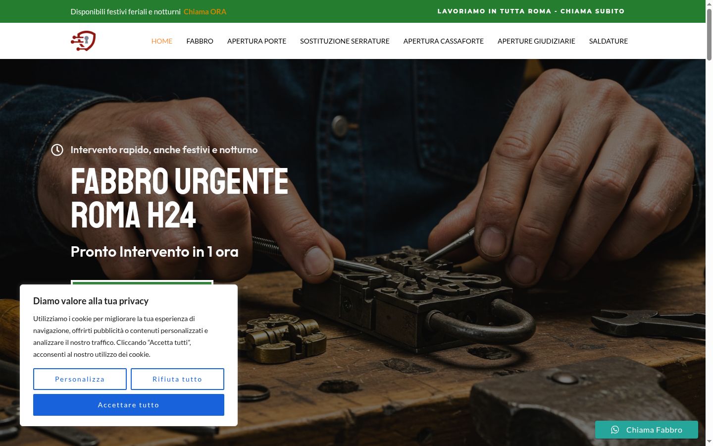 Captura de pantalla del banner de consentimiento mostrado antes de cualquier interacción