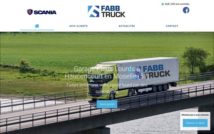 Screenshot of fabbtruck57.fr
