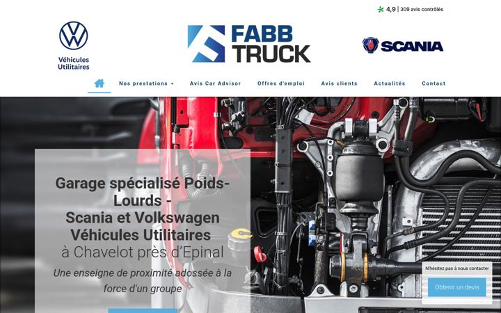 Screenshot of fabbtruck88.fr