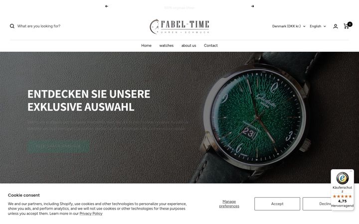 Screenshot of fabel-time.com